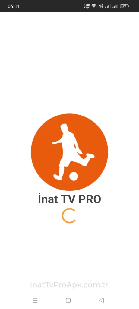 Inat TV Pro Welcome Screen